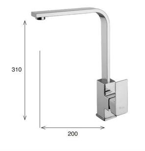 SQUARE MIX CUCINA CR CANNA ALTA SQ70CR